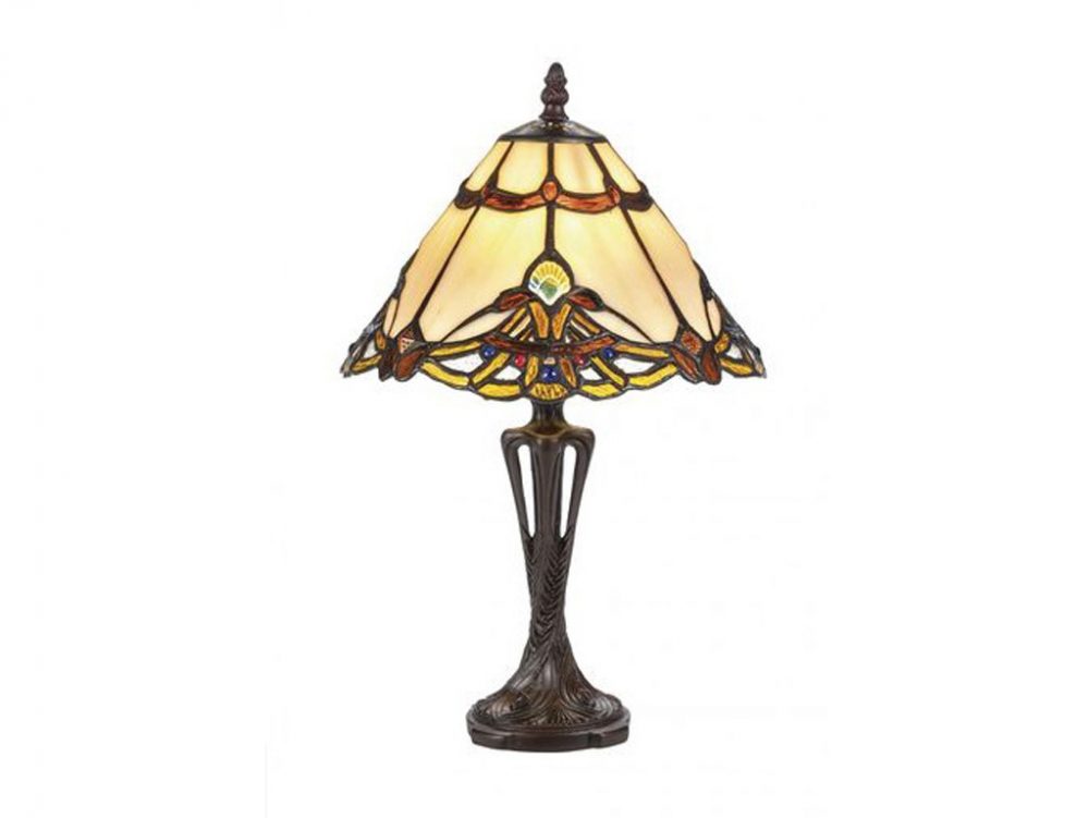 Lampe style Tiffany motif Art Nouveau
