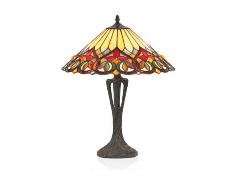 Lampe style Tiffany façon Art Nouveau
