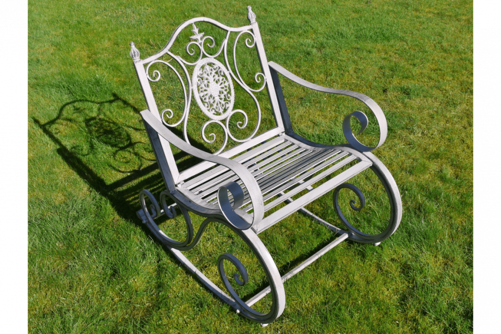 Fauteuil de jardin style rocking chair