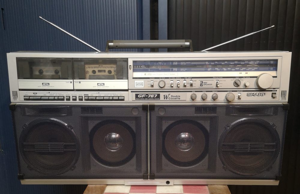 Radiocassette SHARP GF-767 Boombox 1982