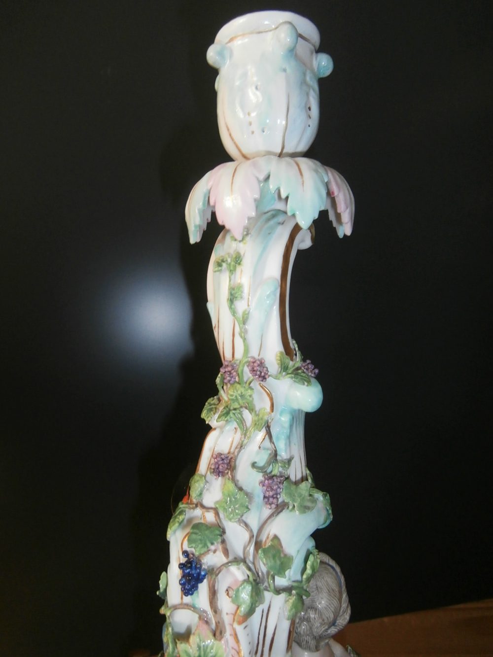Bougeoirs en porcelaine De Meissen XIXème – Image 6