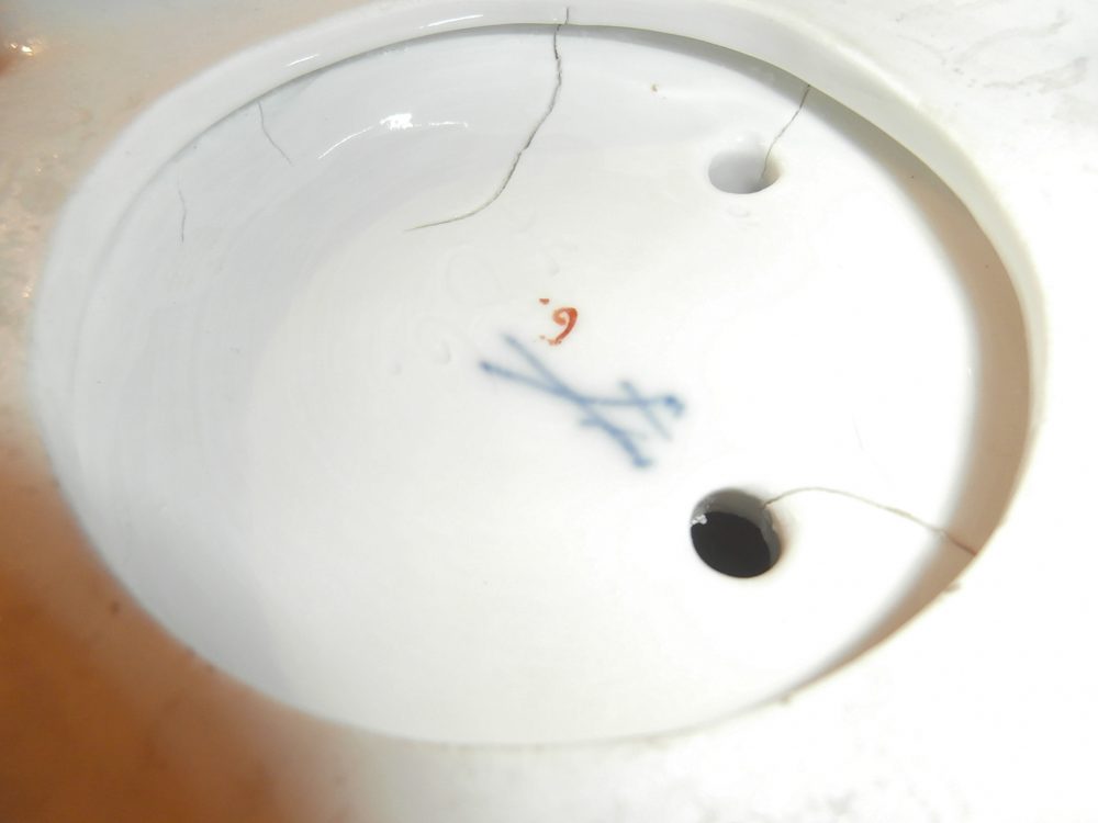 Bougeoirs en porcelaine De Meissen XIXème – Image 7