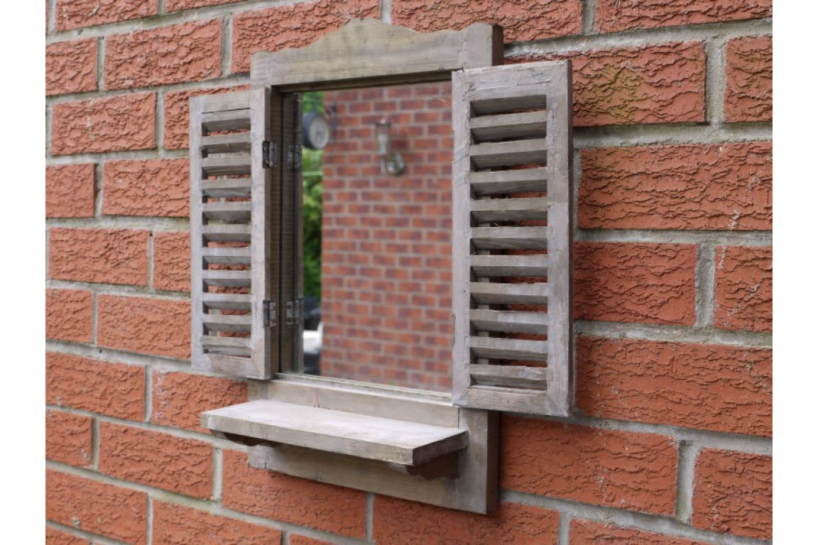 Miroir mural en forme de fenêtre ouverte